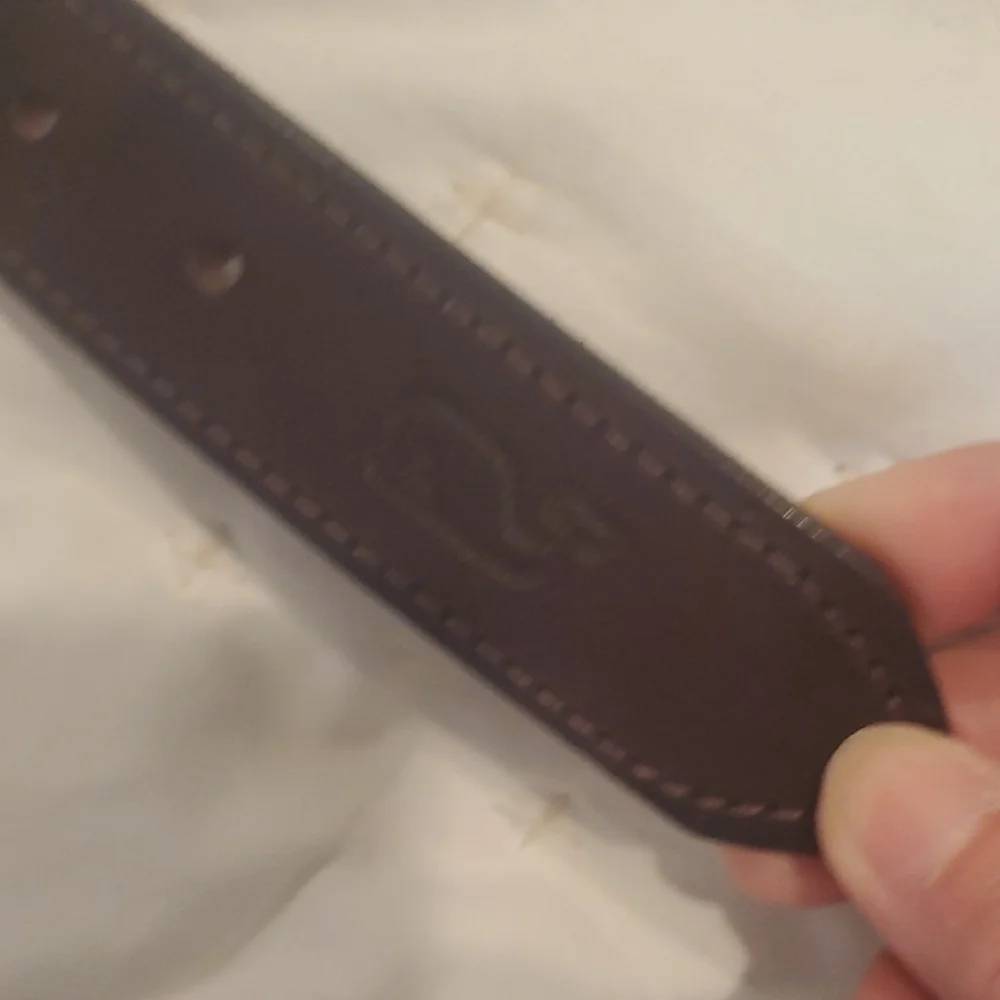 Vineyard Vines Pink and Green Belt with Leather Accents
